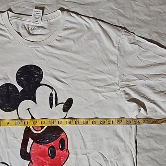 Disney Mickey Mouse Adult Size XL Classic Mickey White T-Shirt NWOT - Picture 7 of 10